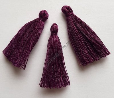 Кисточка фиолетовая из нитей. 30мм, текстильная (8170) 8170 фото