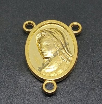 Коннектор для розария А́ве Мария, золото (2312)  2312 фото