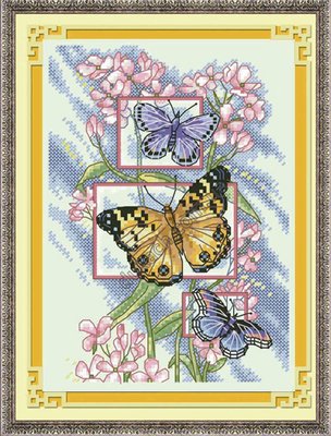 Набір для вишивання D392, Метелики (8736) 8736 фото