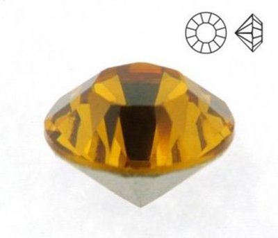 Стразы конусные Кристалл, золото топаз, 2,8 мм (3708) 3708 фото
