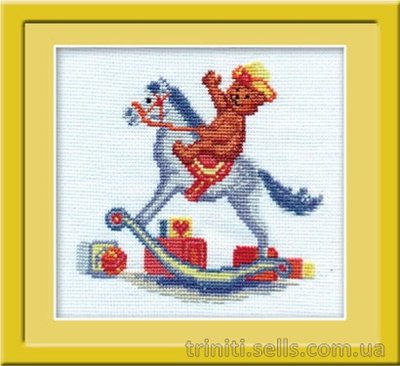 Набор для вышивания Лошадка и Медвежонок (8638) 8638 фото