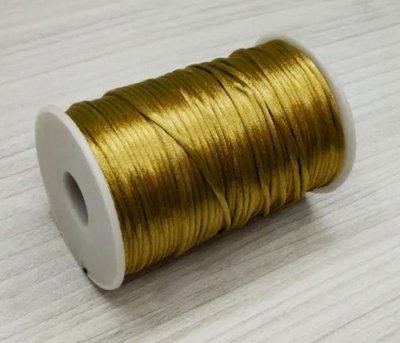 Шнур шелковый, 2мм, золотой (16983) 16983 фото