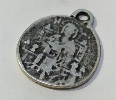 Кулон Монета Владимира, 20мм, серебро античное (30891) 30891 фото